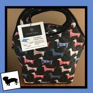 dachshund insulated lunch bag